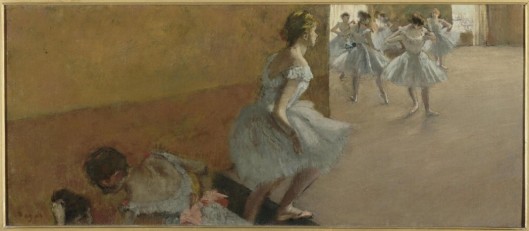 Degas- ballerine che salgono una scala